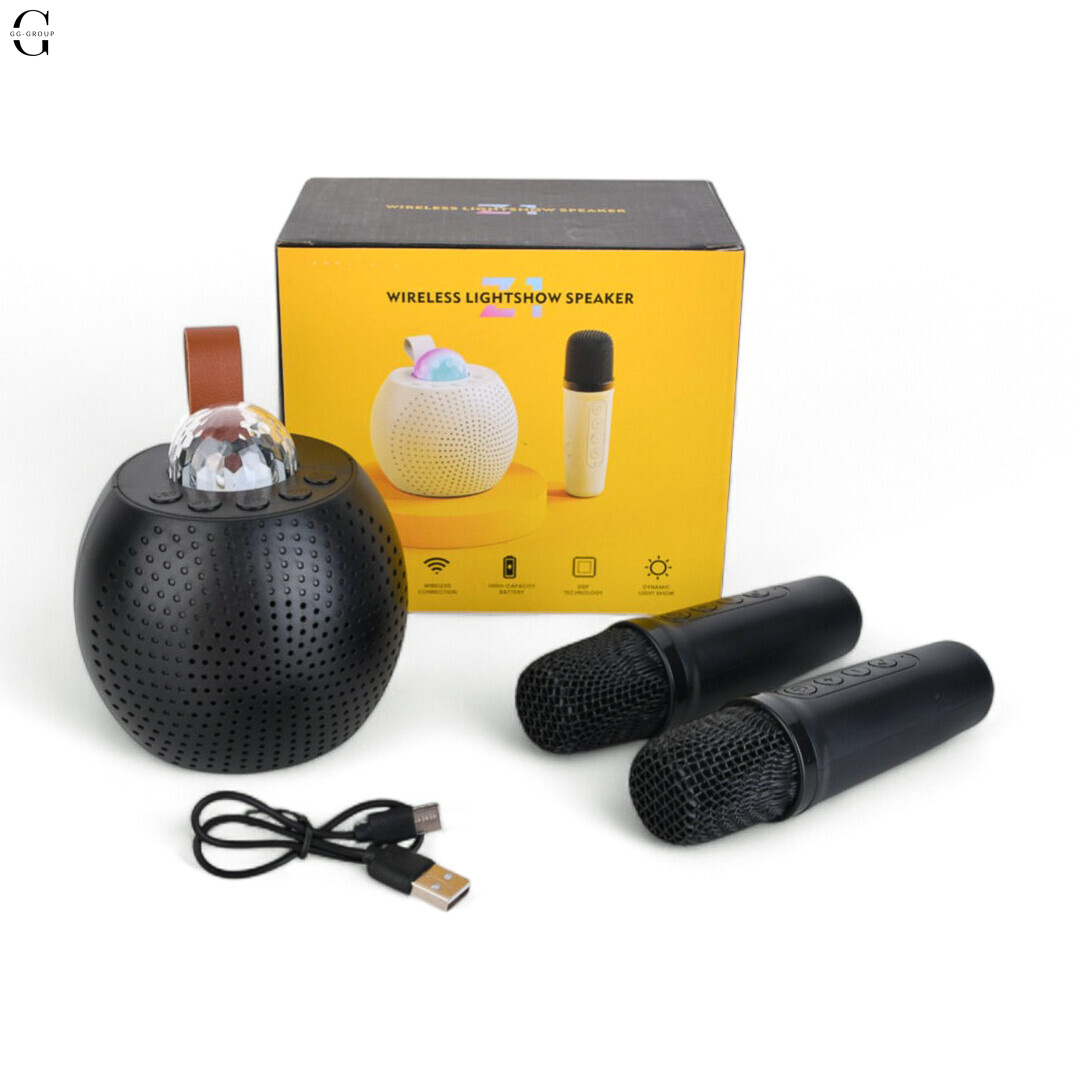 Портативная колонка (Z1) (Bluetooth, LED, 2 микрофона)